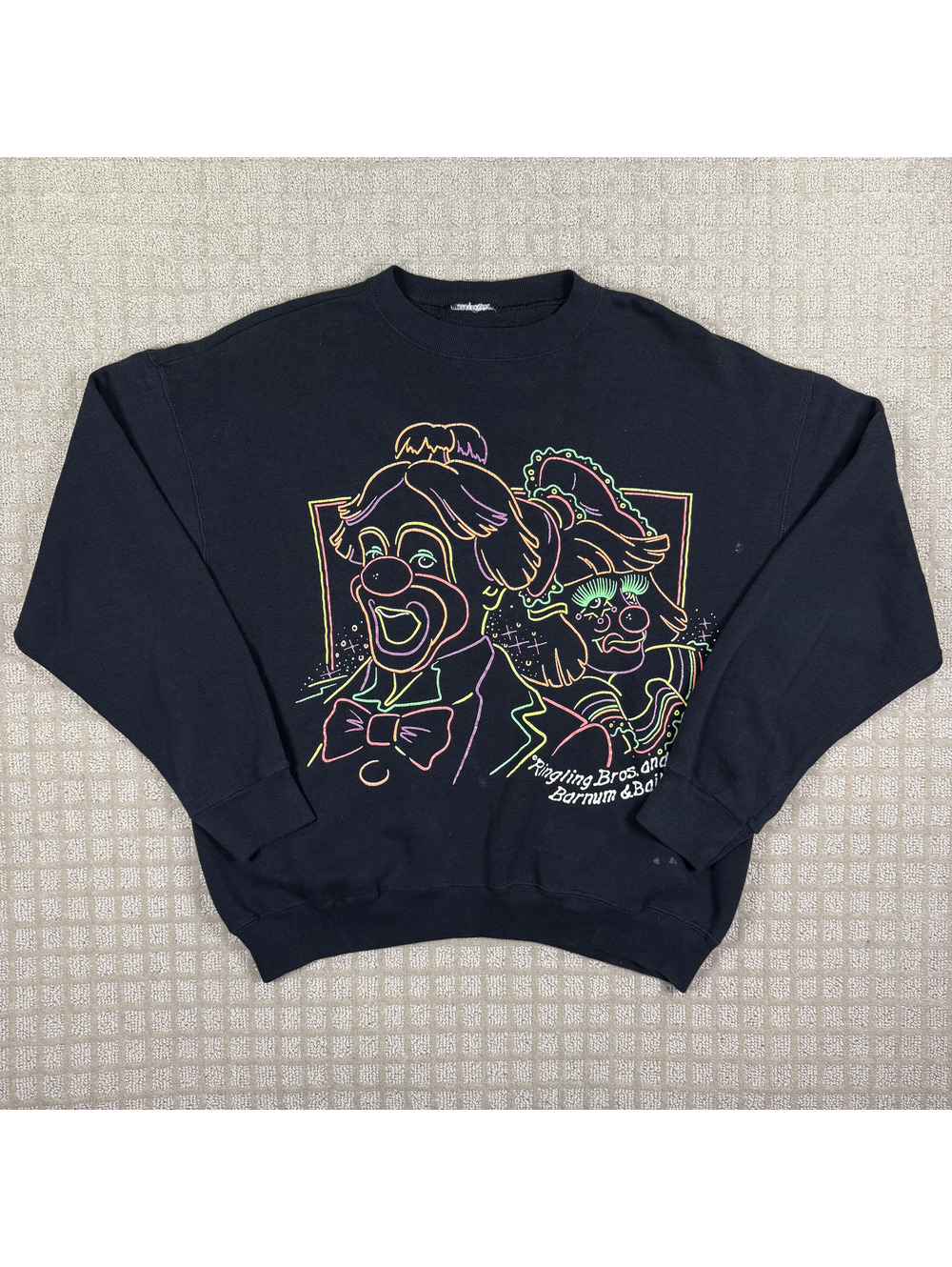Vintage Ringling Bros. And Barnum & Bailey Clown Sweatshirt